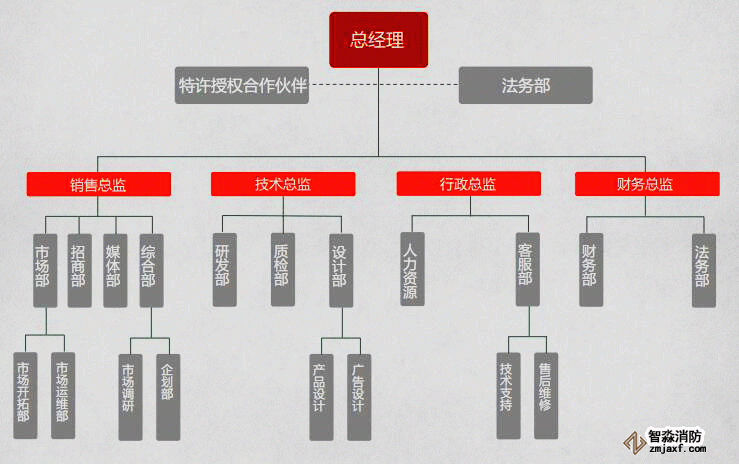 智淼消防組織架構(gòu)